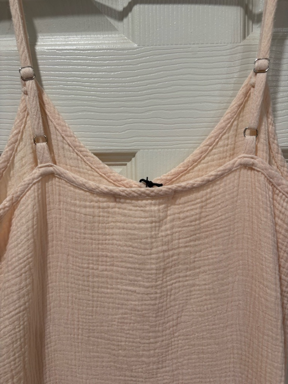 NWT Self Contrast Midi Dress Blush Pink - Picture 7 of 7